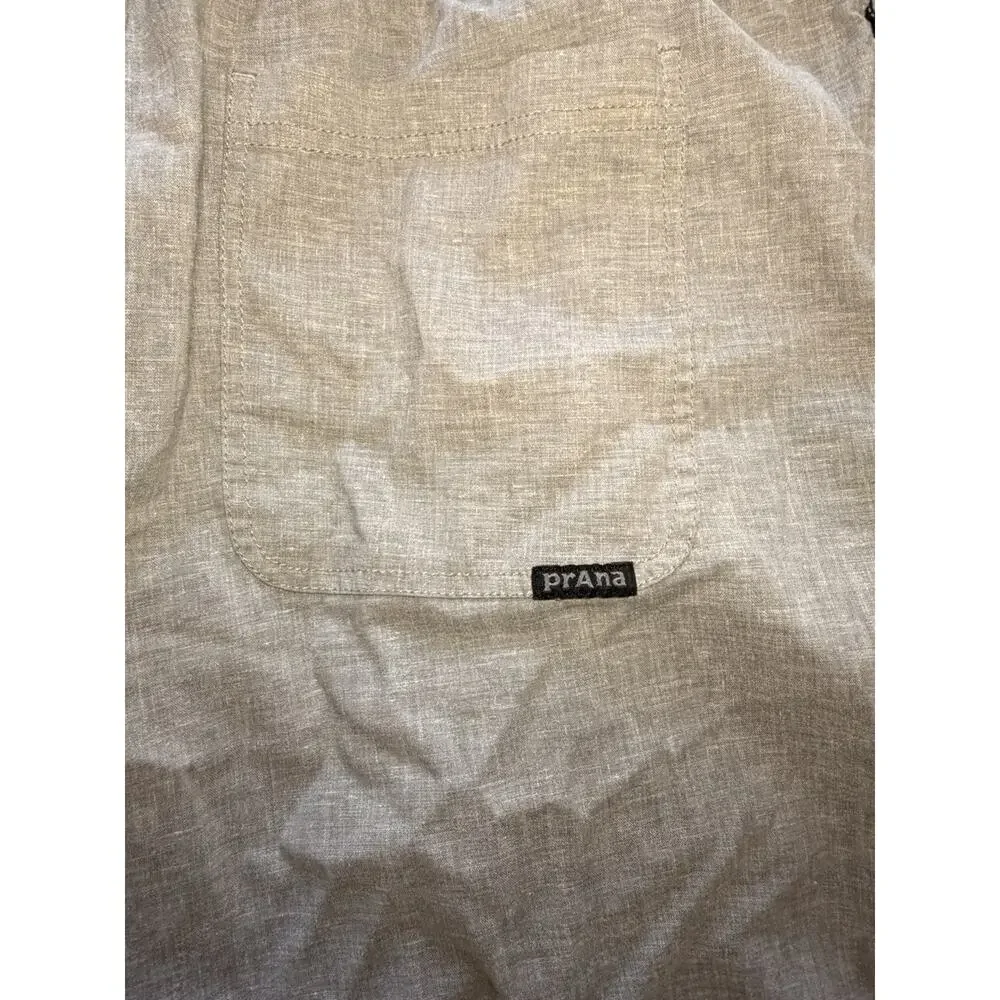 prAna Breathe Shorts Size M Gray Activewear